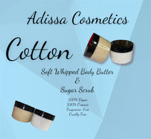 Load image into Gallery viewer, Cotton Body Butter &amp; Sugar Scrub Set
