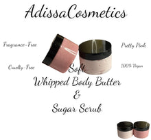 Load image into Gallery viewer, PrettyPink Whipped Body Butter &amp; Sugar Scrub Set
